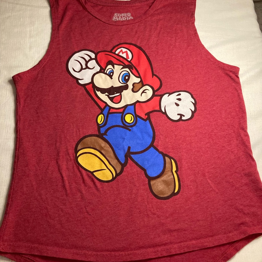 Nintendo Super Mario Red Tank Top for Kids